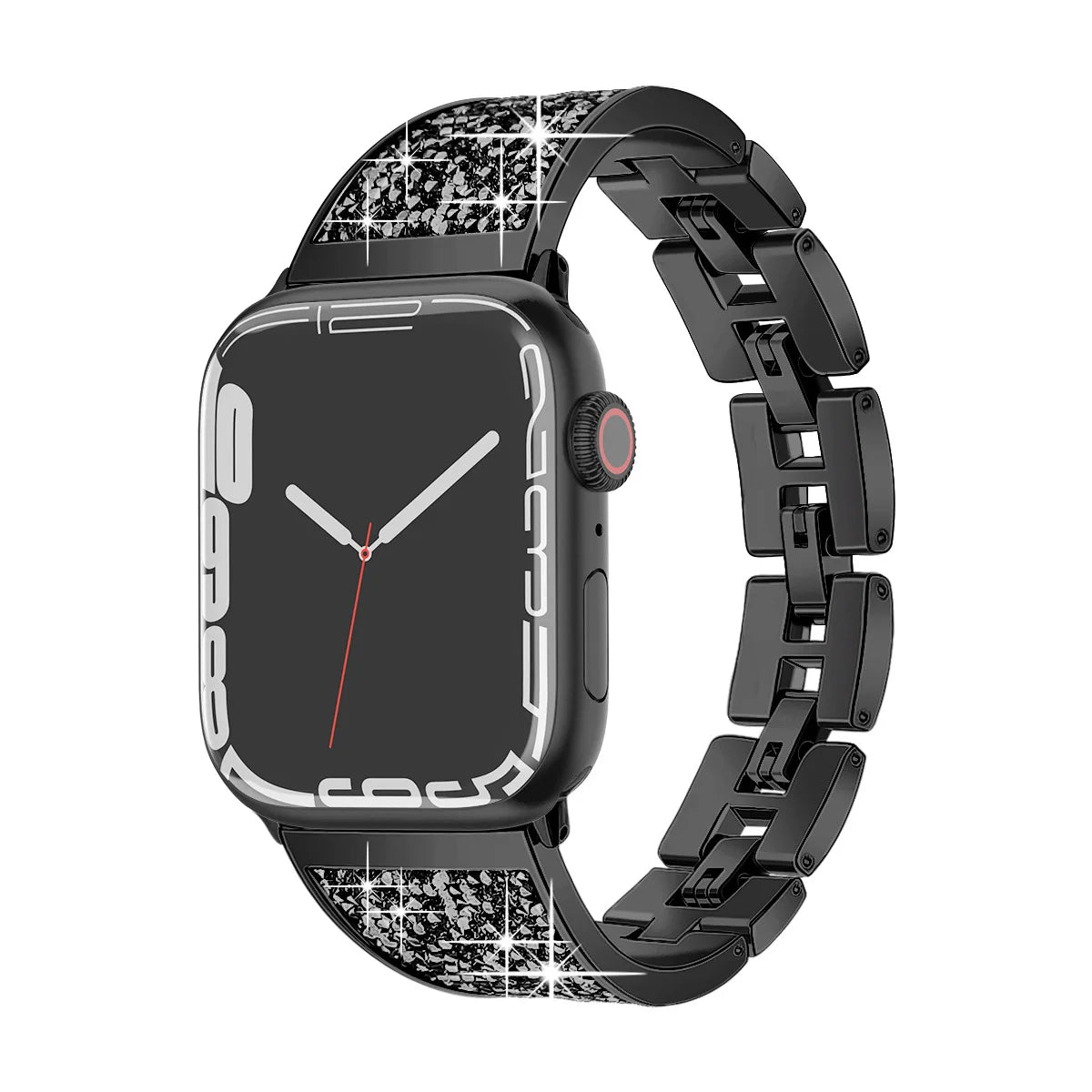 Luxury Chain Strap for Apple Watch Band 38mm~49mm Loop Bracelet Diamond Wrist Watchband for IWatch Series Ultra 8 7 6 5 4321 SE